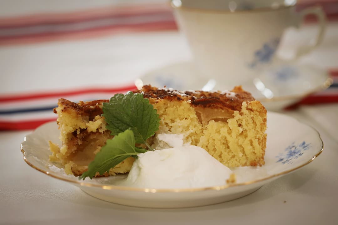 Vi smaker på eplekake